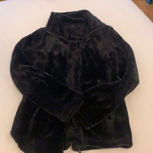 Small black fuzzy jacket